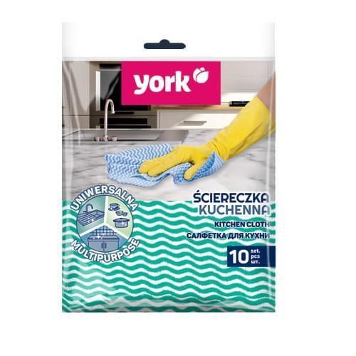 Серветка для прибирання кухні 35*35 см, 5 шт., ТМ York 021030 фото